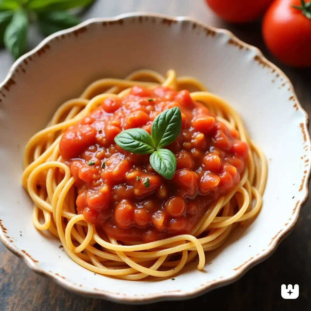 AI e pasta senza glutine al pomodoro